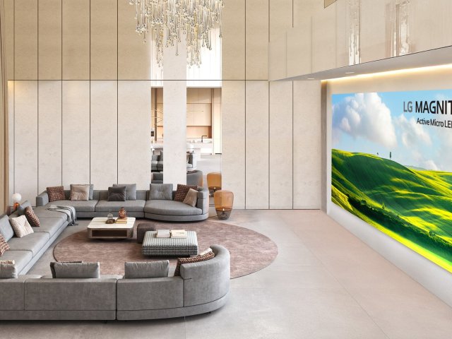 LG MAGNIT Active Micro LED přináší novou éru luxusního domácího kina