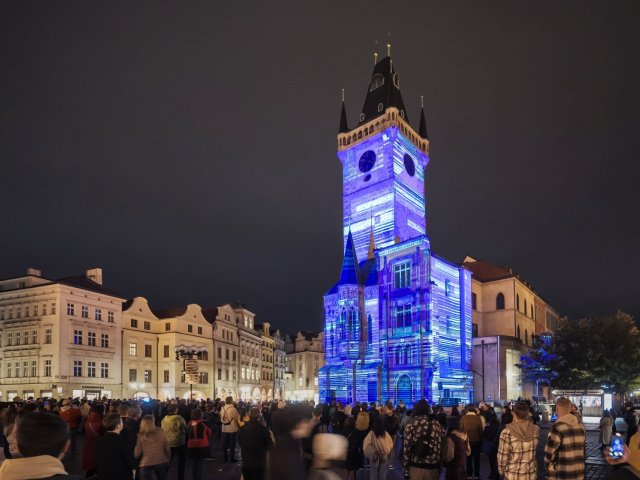 Projekční technologie Panasonic proměnila Prahu v město světla