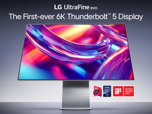 Společnost LG představuje první 6K monitor na světě s rozhraním Thunderbolt™ 5 určený pro profesionální tvůrce
