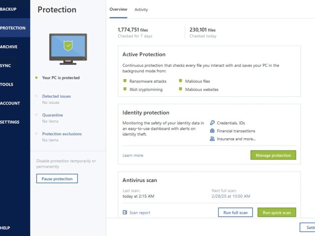Acronis True Image 2026 nabízí integrovaným patch managementem a další novinky