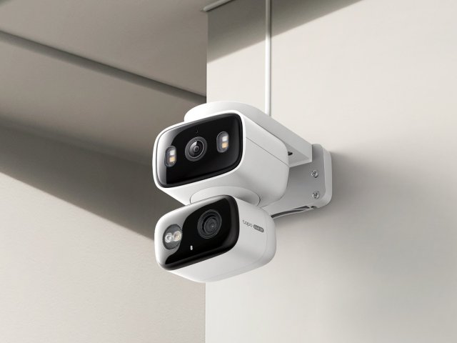 TP-Link Tapo C246D: Otočná kamera pro vnitřní a venkovní použití s duálními 2K 3MP objektivy a pokročilou AI detekcí