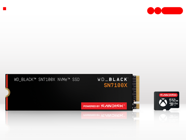  Sandisk oznamuje uvedení oficiálně licencované exkluzivní paměťové karty microSD a interního SSD pro nové zařízení ROG Xbox Ally a ROG Xbox Ally X