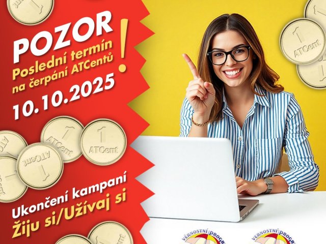 Vyčerpejte své ATCenty zavčas