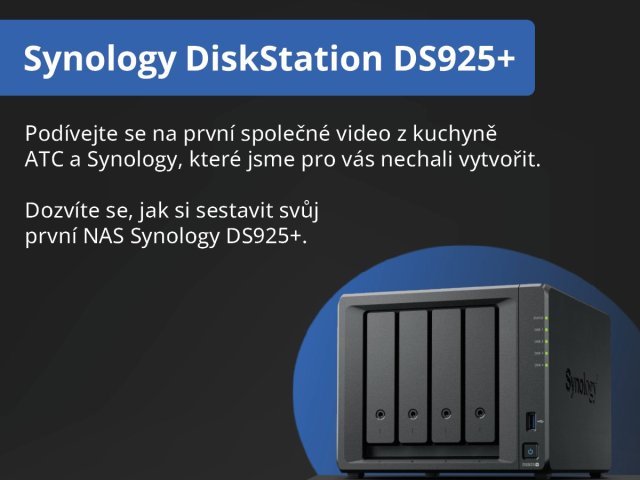 Synology videomanuál z kuchyně ATC