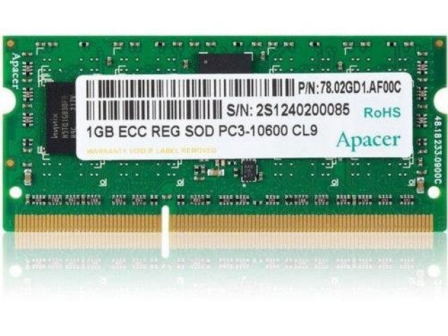 Apacer: paměť DDR3 SO-RDIMM