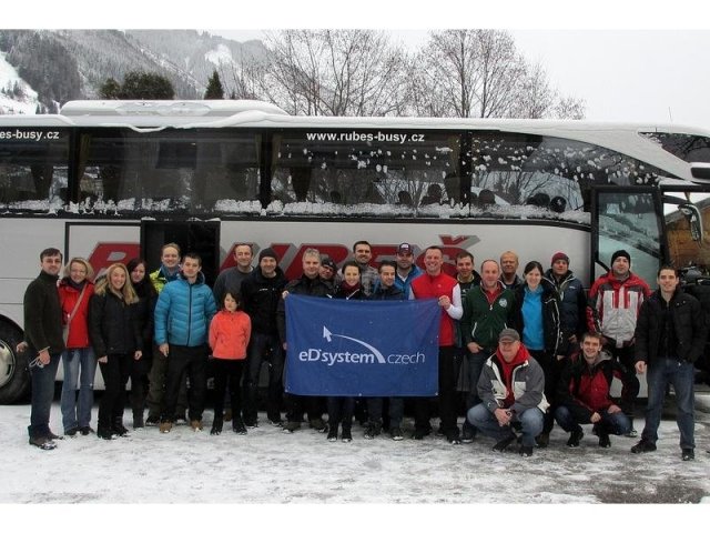 Lyžování s eD´system Czech a Microsoftem v rakouských Alpách