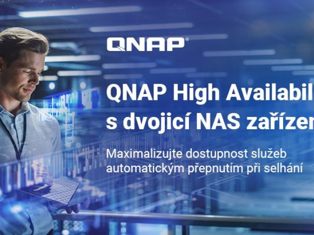 QNAP uvádí řešení vysoké dostupnosti Dual-NAS zajišťující nepřetržitý provoz podniku