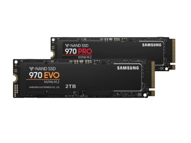 Samsung: SSD 970 PRO a EVO
