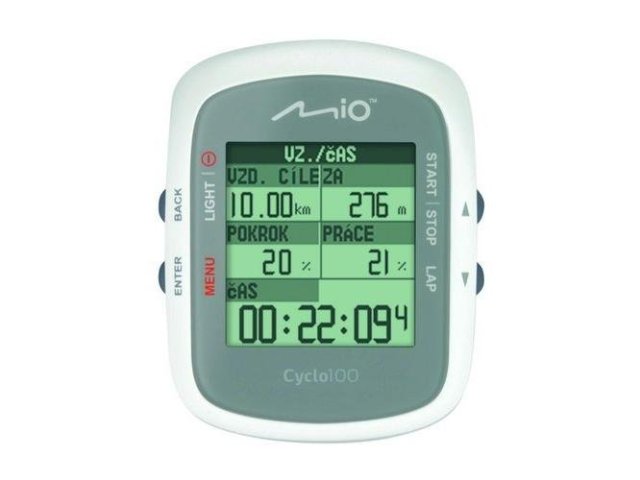 Mio: cyklopočítače Mio Cyclo 100, 105 a 105 HC