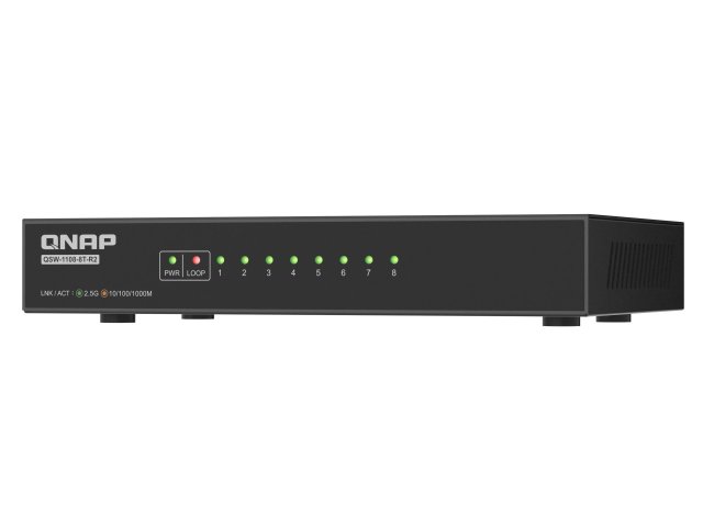 QNAP: osmiportový switch QSW-1108-8T-R2