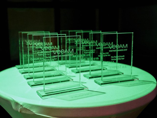 Veeam ocenil nejlepší české partnery roku 2017