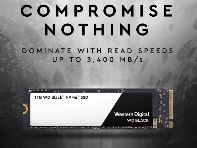 Western Digital posiluje herní komunitu rychlými SSD disky s výkonem NVMe