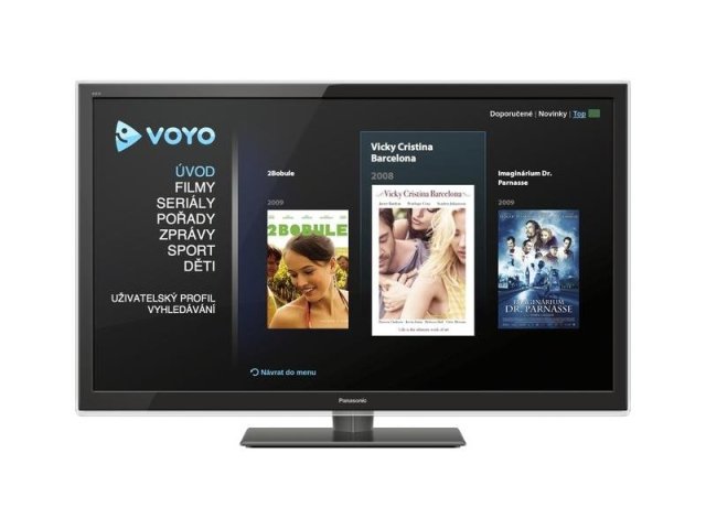Obsah Voyo na televizích Panasonic