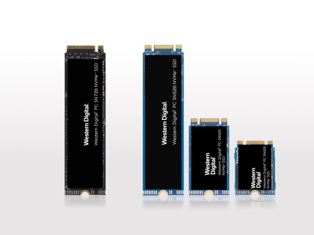 Western Digital se chlubí novými NVMe úložišti