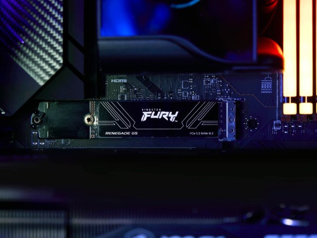 Kingston FURY uvedl na trh výkonné NVMe SSD Renegade G5 s PCIe 5.0