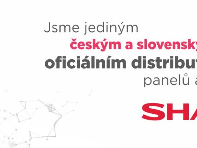 eD system oficiálním distributorem panelů SHARP. Nově přidal na 30 produktů