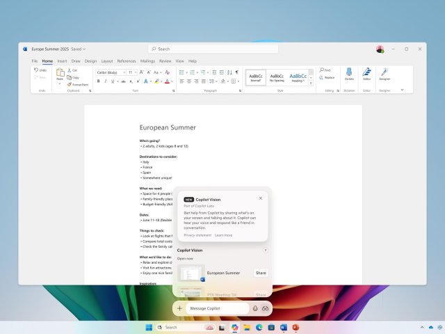 Microsoft Copilot přináší řadu praktických novinek. Bude osobnější a bude se moci „dívat“