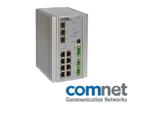 ComNet - nové průmyslové L2 switche s podporou 2.5Gbps SFP a POE/POE+