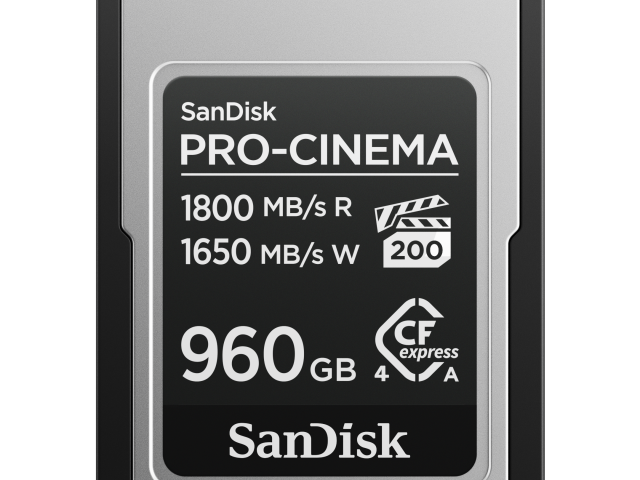 Sandisk představuje na veletrhu NAB Show 2025 novou kartu PRO-CINEMA CFexpress™ typu A a další pokročilá úložná řešení