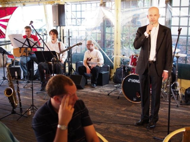 Adastra s klienty na plovárně