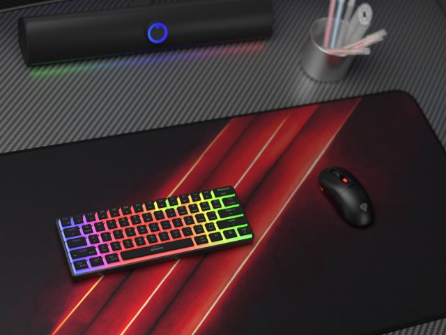 Nová herní mechanická klávesnice GENESIS zaujme kompaktním provedením i nabídkou připojení