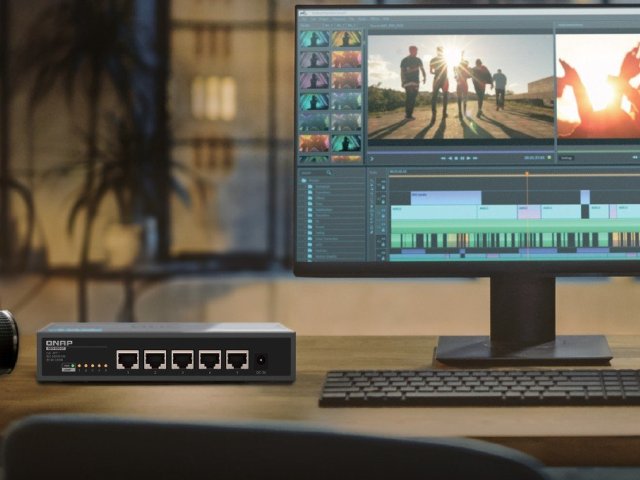 QNAP představil cenově výhodný pětiportový switch QSW-3205-5T s výkonem 10 Gb
