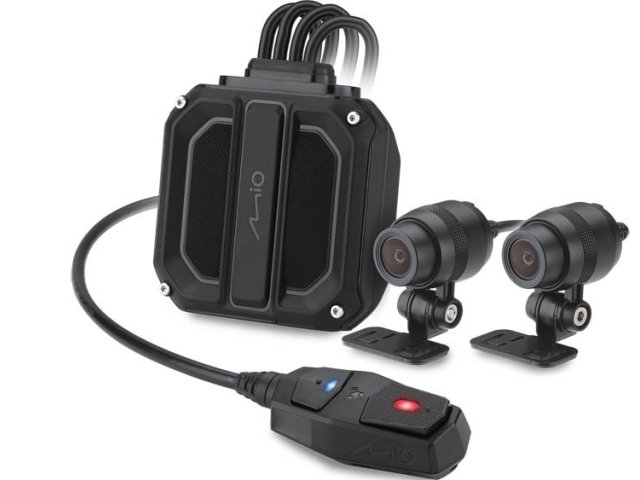 Mio MiVue M820WD: dvě bezpečnostní kamery na motorku, navíc s radary, GPX exportem a možností timelapse