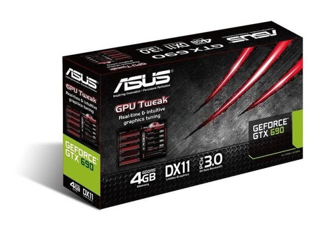 Asus: grafická karta GeForce GTX 690