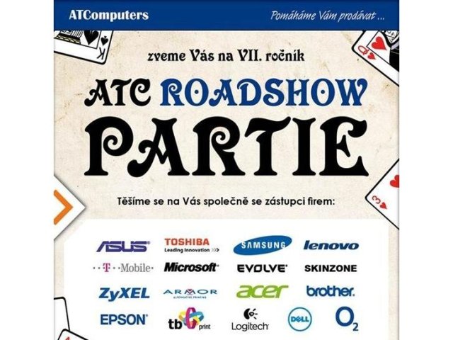 Nejen karetní partie na AT Computers Roadshow