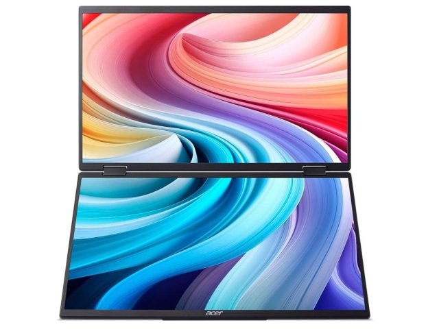 Acer představil skládací monitor se dvěma obrazovkami