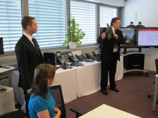 Teleprezence Polycom u Atlantis telecom