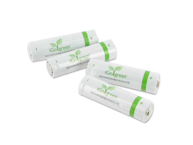 iGo: alkalické nabíjecí baterie