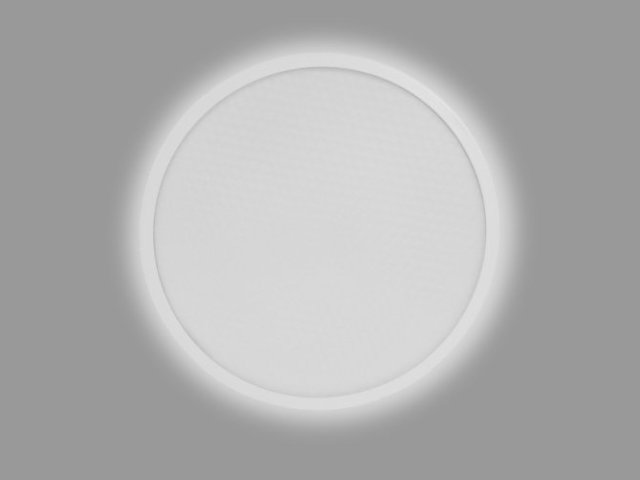 Elegantní stropní LED svítidlo bez blikání s nepřímou aurou světla a mikroprismatickým difusorem proti oslnění