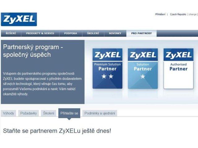Inovovaný partnerský program a nový portál pro prodejce Zyxel
