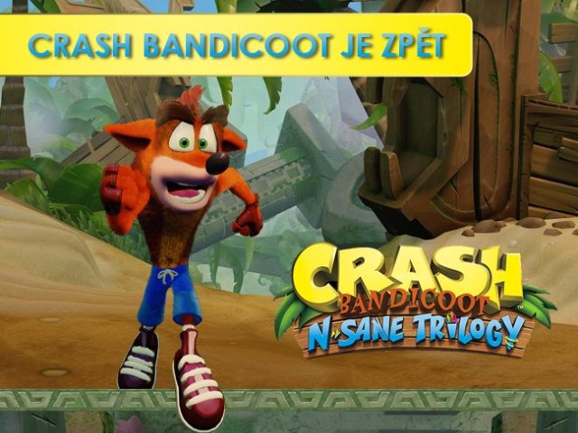 Crash Bandicoot je zpět