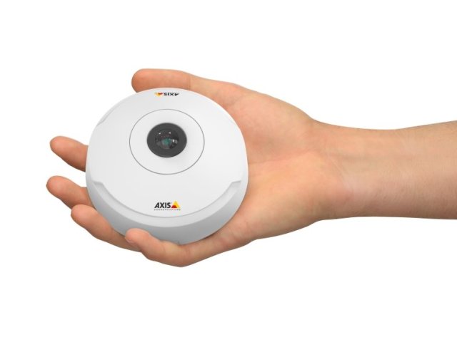 Axis Zipstream podporuje 360° záběry s rozlišením 4K