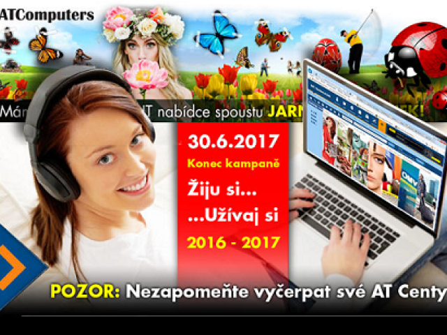 Nezapomeňte vyčerpat své AT Centy!