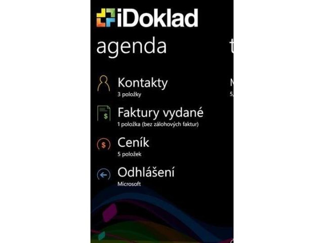 Cloudová aplikace iDoklad i pro smartphony s Windows