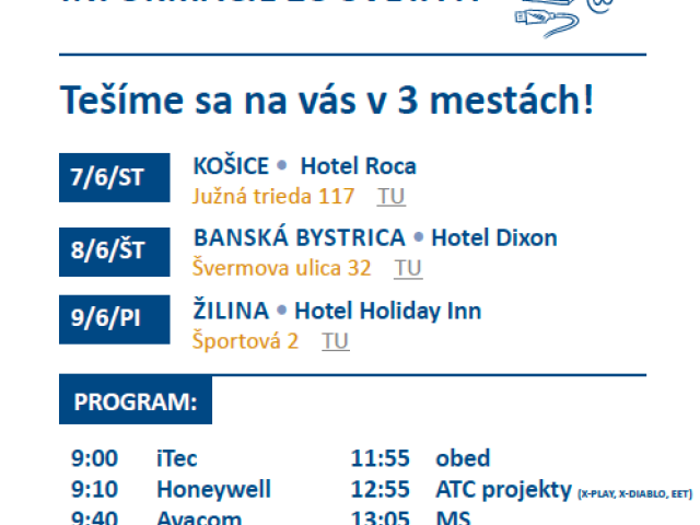 ATC RoadShow SK začíná za 14 dní