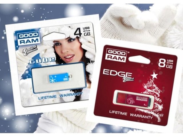 Vánoční série GoodRAM Cube a Edge