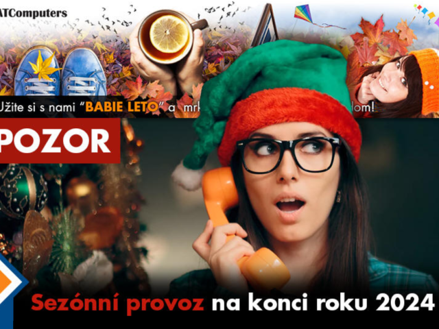 ATC sezónní provoz na konci roku 2024