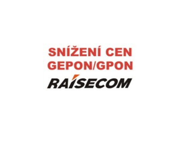 Nové ceny GEPON/GPON jednotek Raisecom