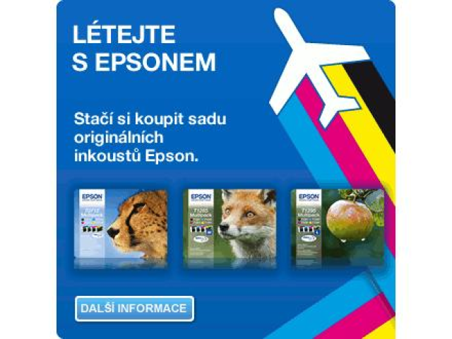 Za nákup inkoustů zpáteční letenka zdarma