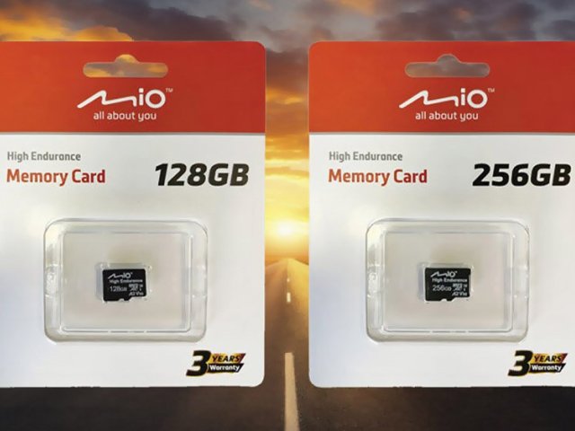MIO uvedlo speciální SD karty pro enormní zátěž v autokamerách