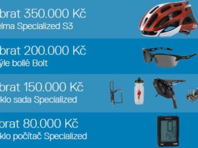 Promoakce Dell s cyklodoplňky značky Specialized a Bolle
