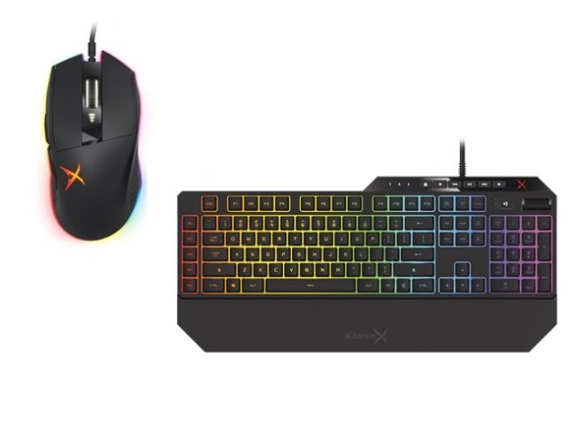 Creative: myš Sound BlasterX Siege M04 a klávesnice Vanguard K08