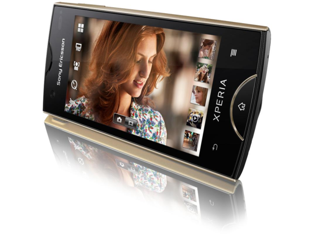 Sony Ericsson Xperia ray, active a txt