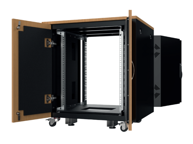 Kam schovat počítačový server, aby nekazil interiér pracovny?