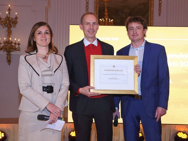 eD´ system Czech získal cenu HP Partner roku 2016