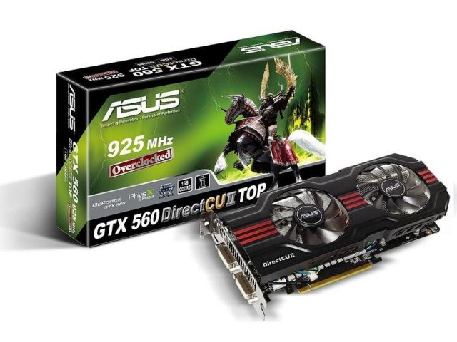 Asus GTX 560 DirectCU II TOP
